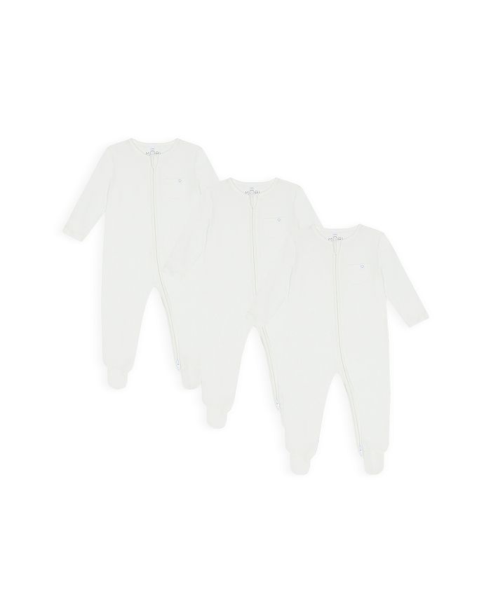 

Унисекс пижама для малышей Clever Zip, 3 шт. - Baby MORI, белый