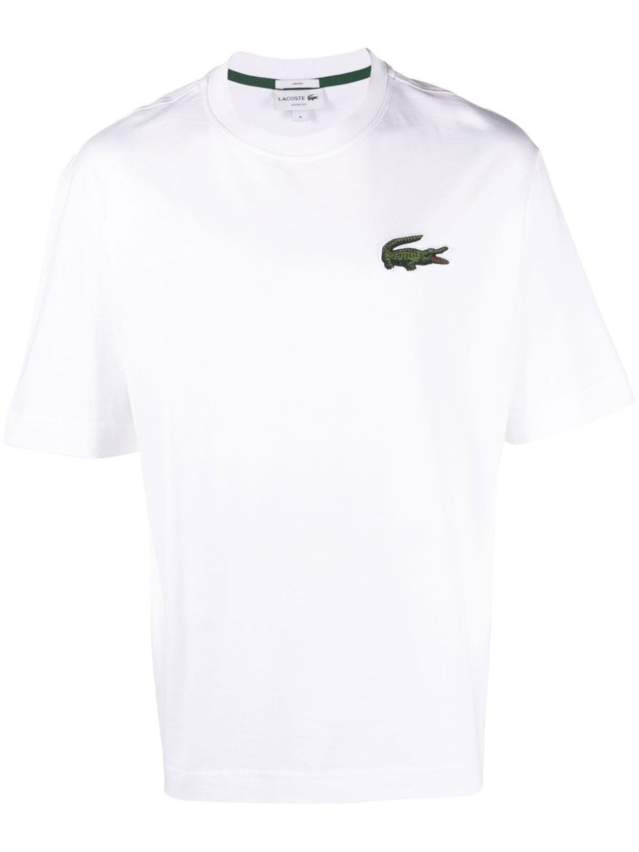 

Lacoste футболка с вышитым логотипом, белый