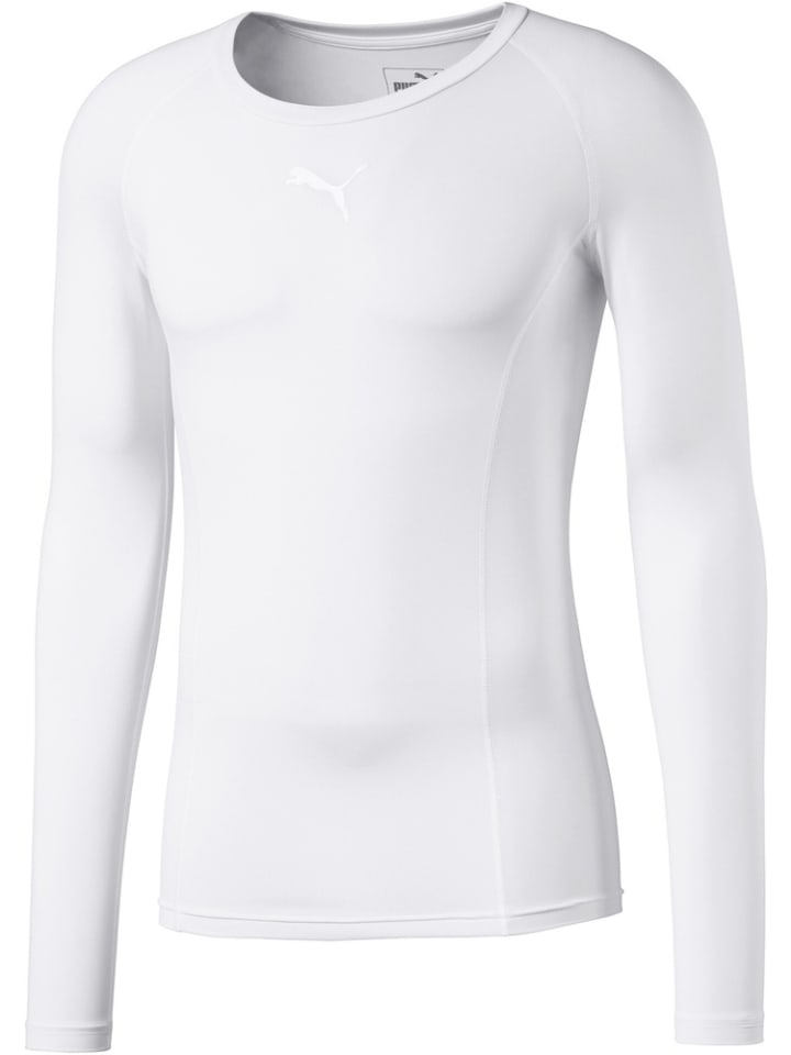 

Футболка LIGA Baselayer Tee Longsleeve белого цвета Puma, Белый, Футболка LIGA Baselayer Tee Longsleeve белого цвета Puma