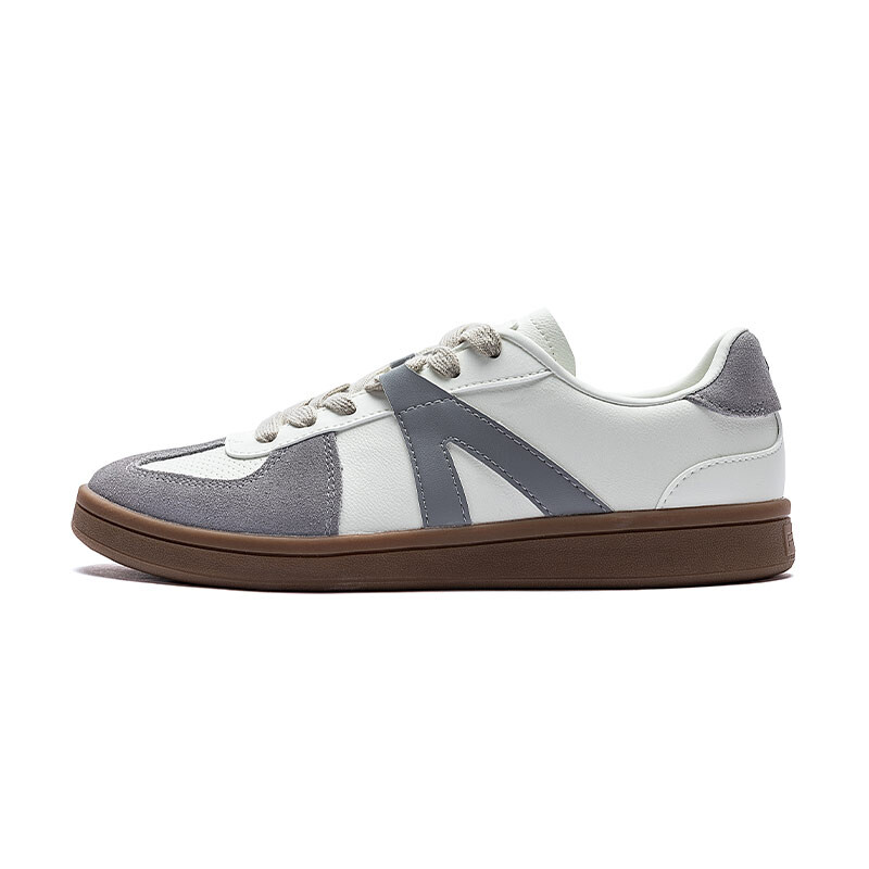 

Кроссовки ANTA Life Collection Skateboarding Shoes Men Low-top Ivory White / Pigeon Gray, серый