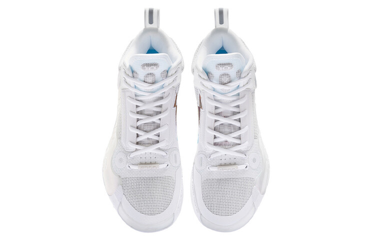 Кроссовки Li Ning Wow 10 Basketball, белый — фото 4