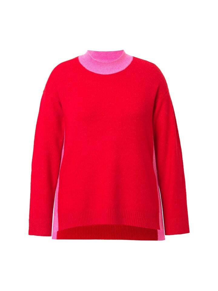 

Пуловер Ulla Popken Pullover, цвет lychee