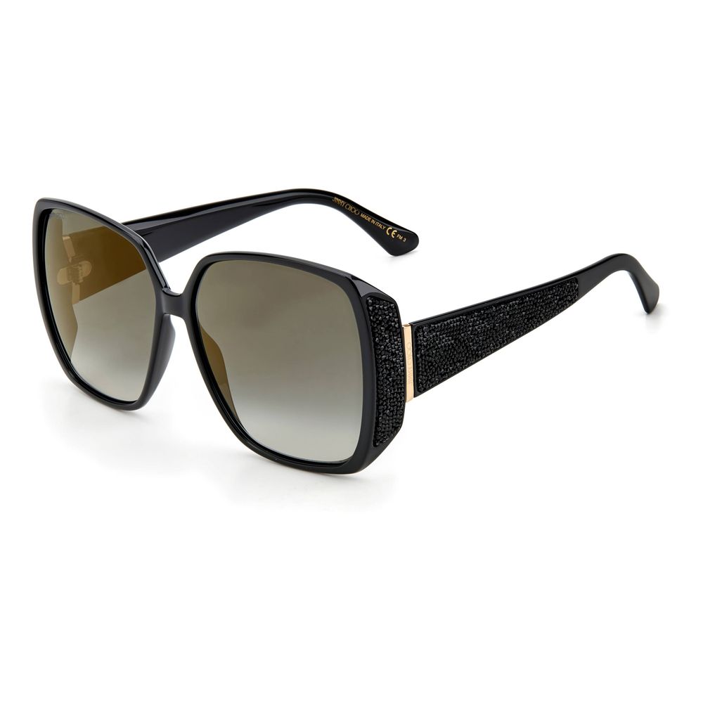 

Черные пластиковые солнцезащитные очки Jimmy Choo Eyewear