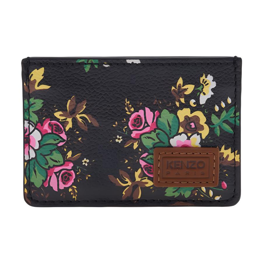 

Женский кардхолдер из коровьей кожи черно-разноцветный KENZO