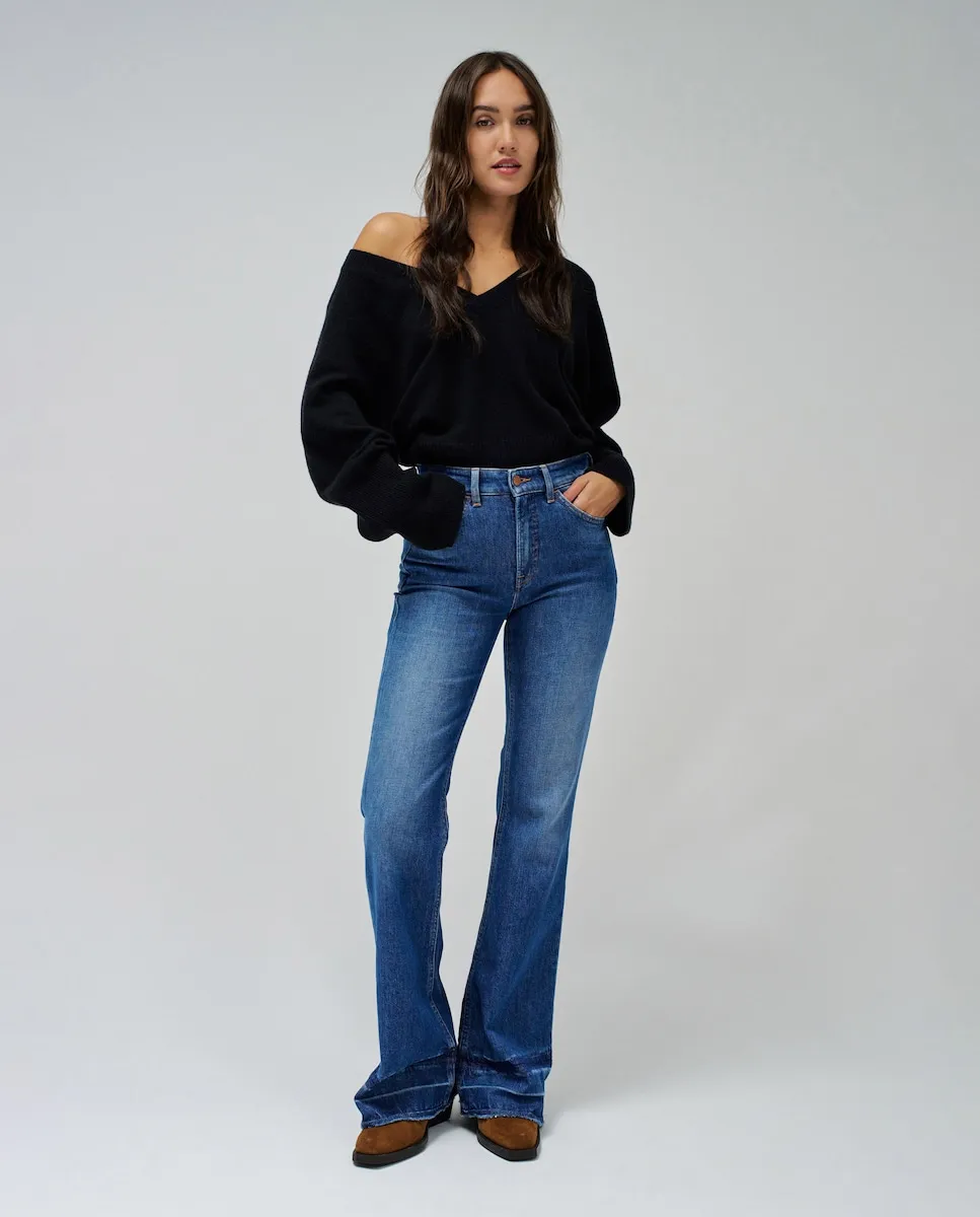 

Женские джинсы-клеш Faith с высокой посадкой Salsa Jeans, синий