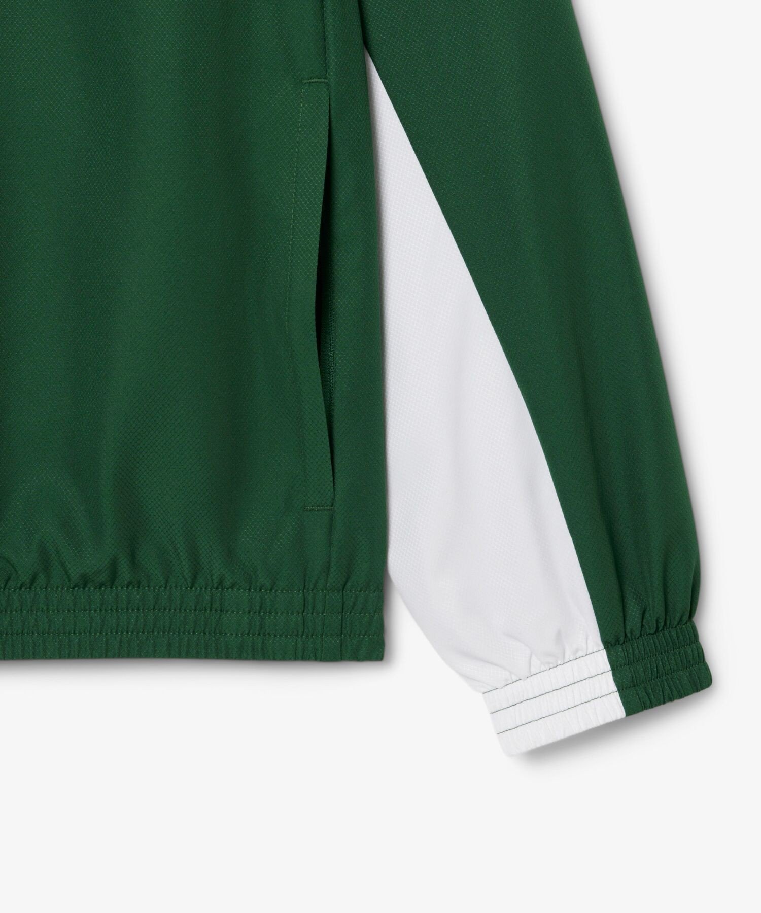 Спортивная куртка с капюшоном в стиле колор-блок LACOSTE, Green — фото 3