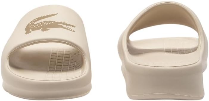 Мужские кроссовки Lacoste Serve Slide 2.0, белый/коричневый/светло-белый — фото 2