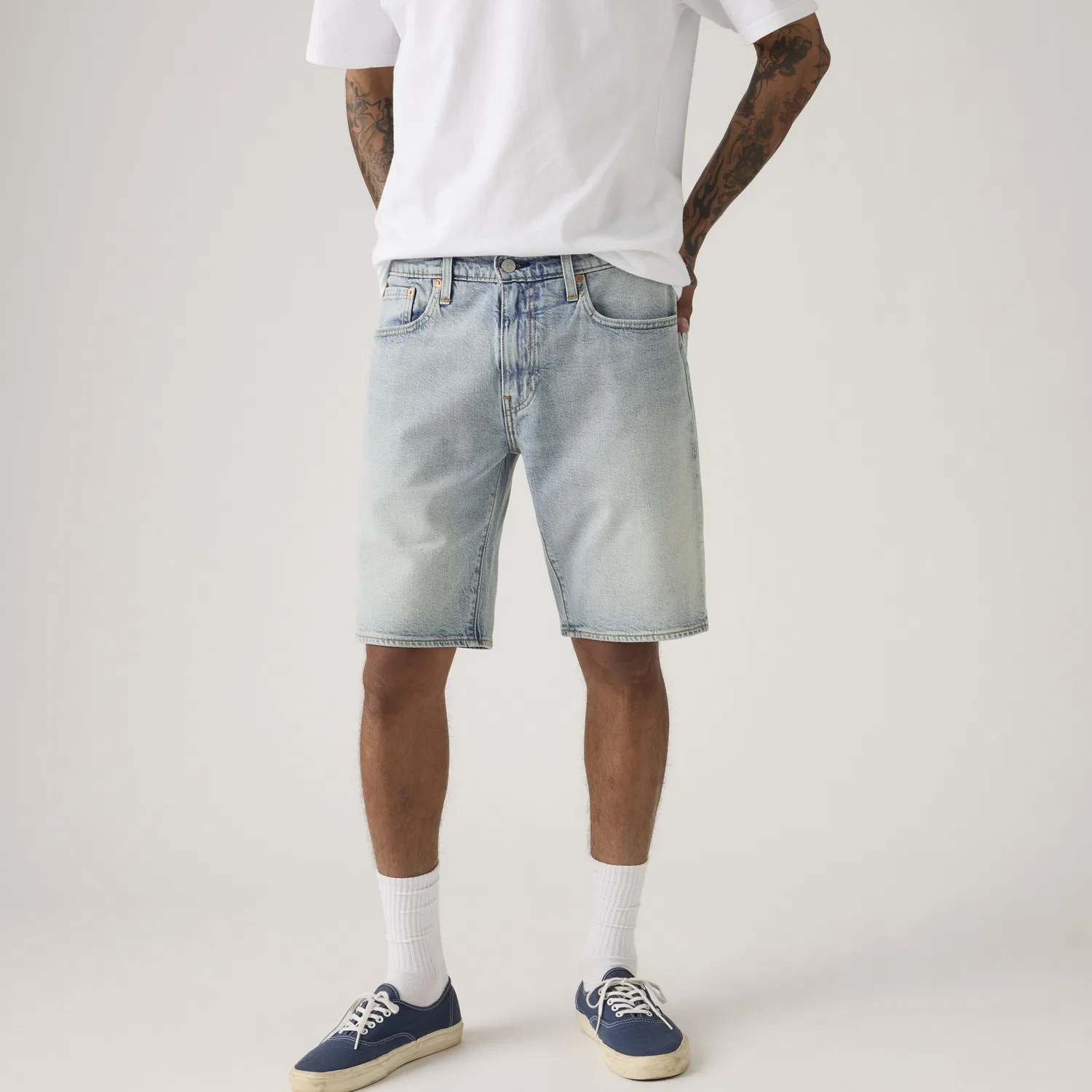 405 Стандартные мужские шорты 10 дюймов Levi's, Light Wash — фото 2