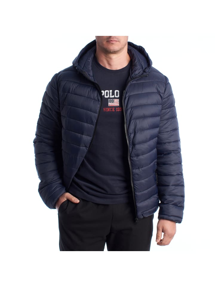 Переходная куртка синего цвета U.S. Polo Assn. — фото 4