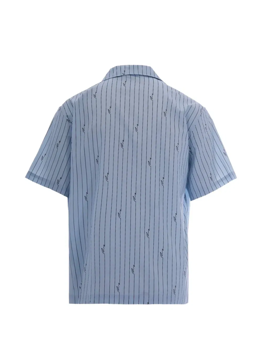 Рубашка с короткими рукавами и полосатым принтом Lacoste, синий — фото 2