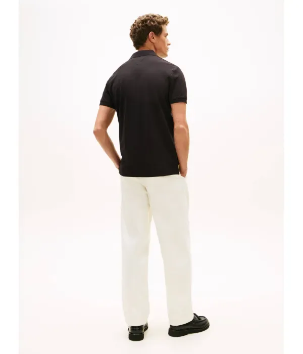 Полюс regular fit Tommy Hilfiger, черный — фото 3