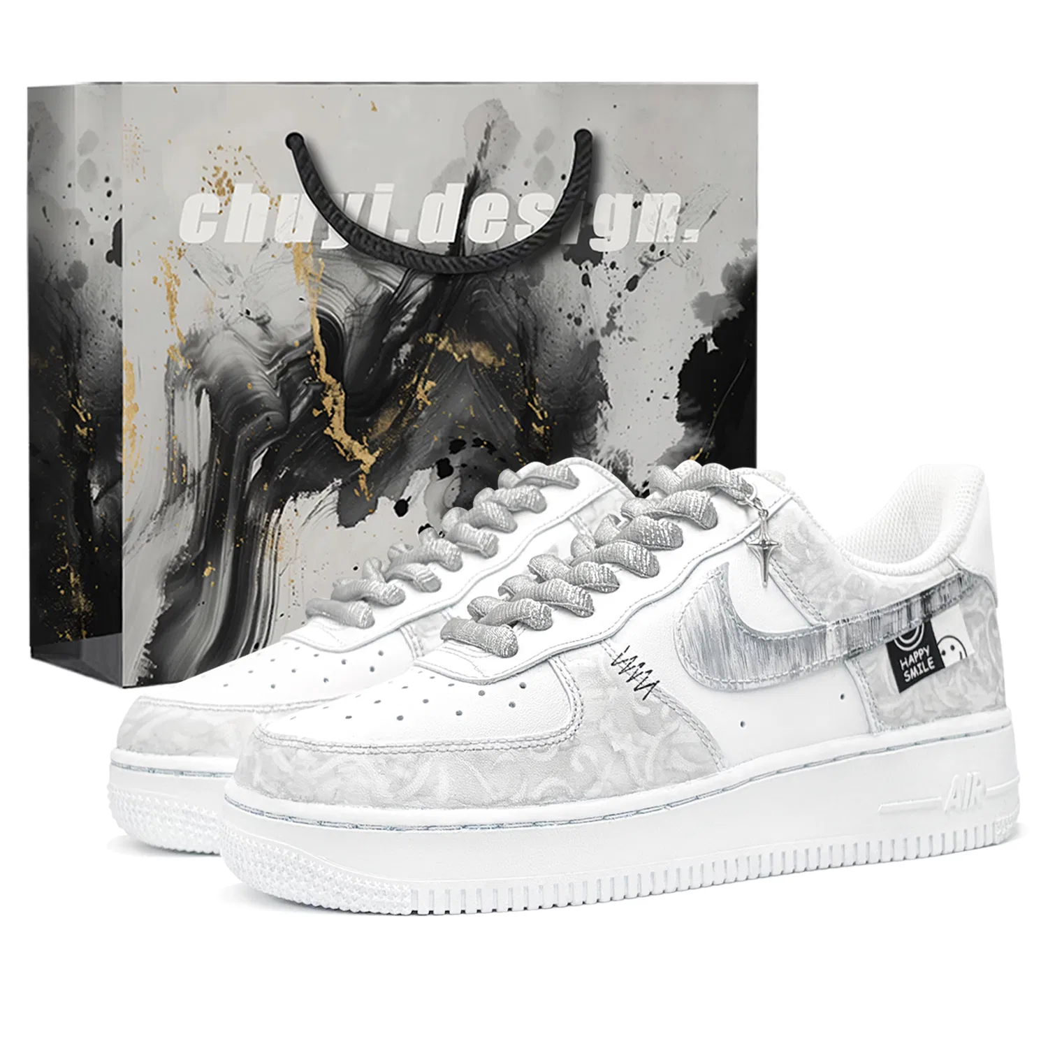 Кроссовки Nike Air Force 1 White Gray