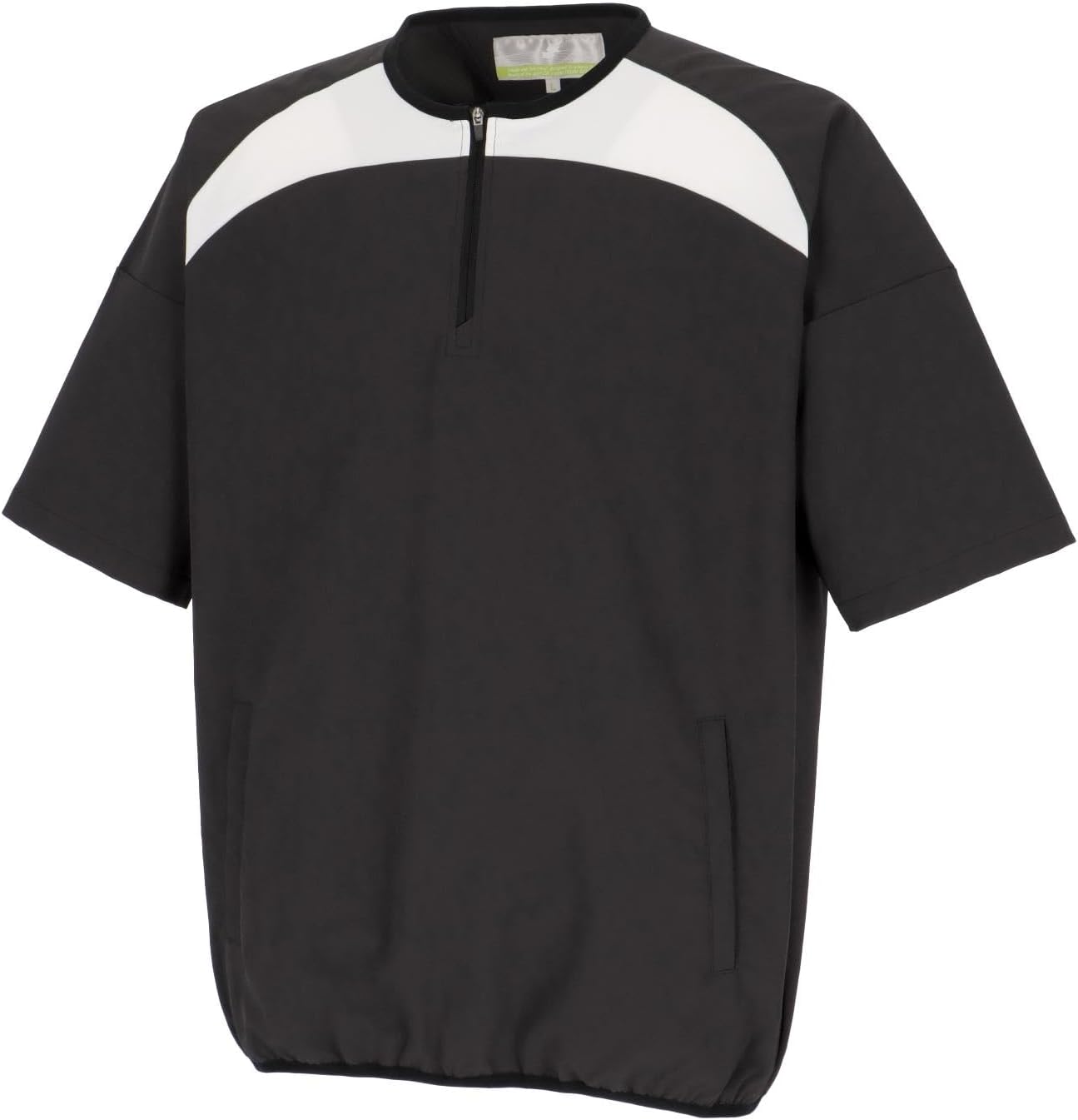 

Футболка SSK на молнии, с коротким рукавом, до середины груди, для кроссфита, унисекс, для взрослых, черно-белый