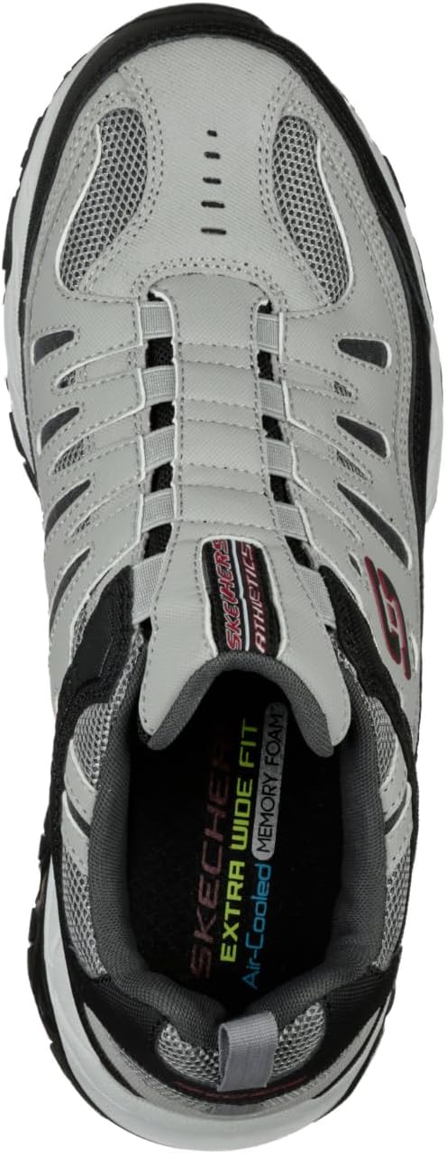 Мужские кроссовки Skechers Afterburn M. Fit Wonted, черный/серый — фото 3