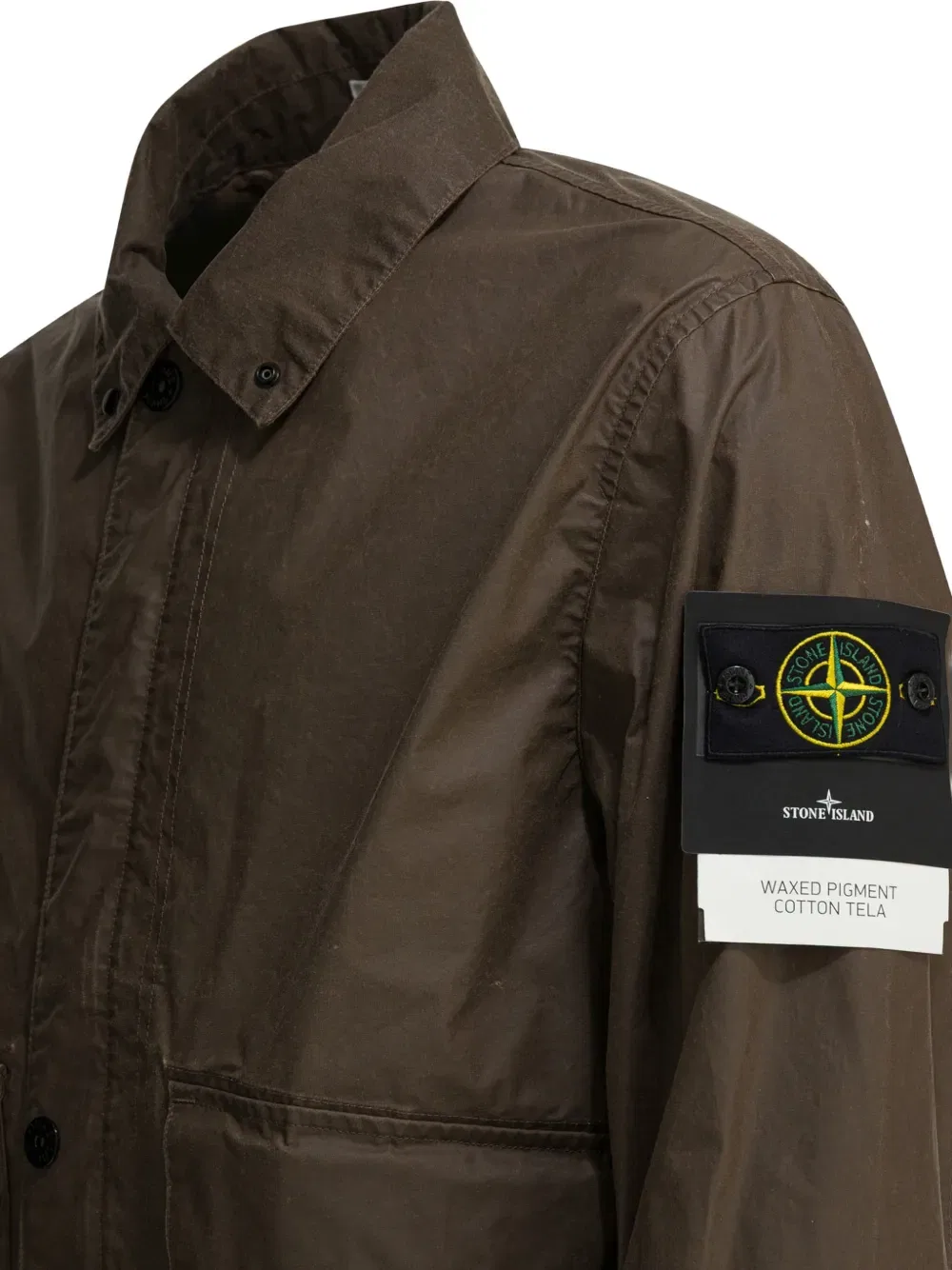 Куртка с передним карманом Stone Island, коричневый — фото 3