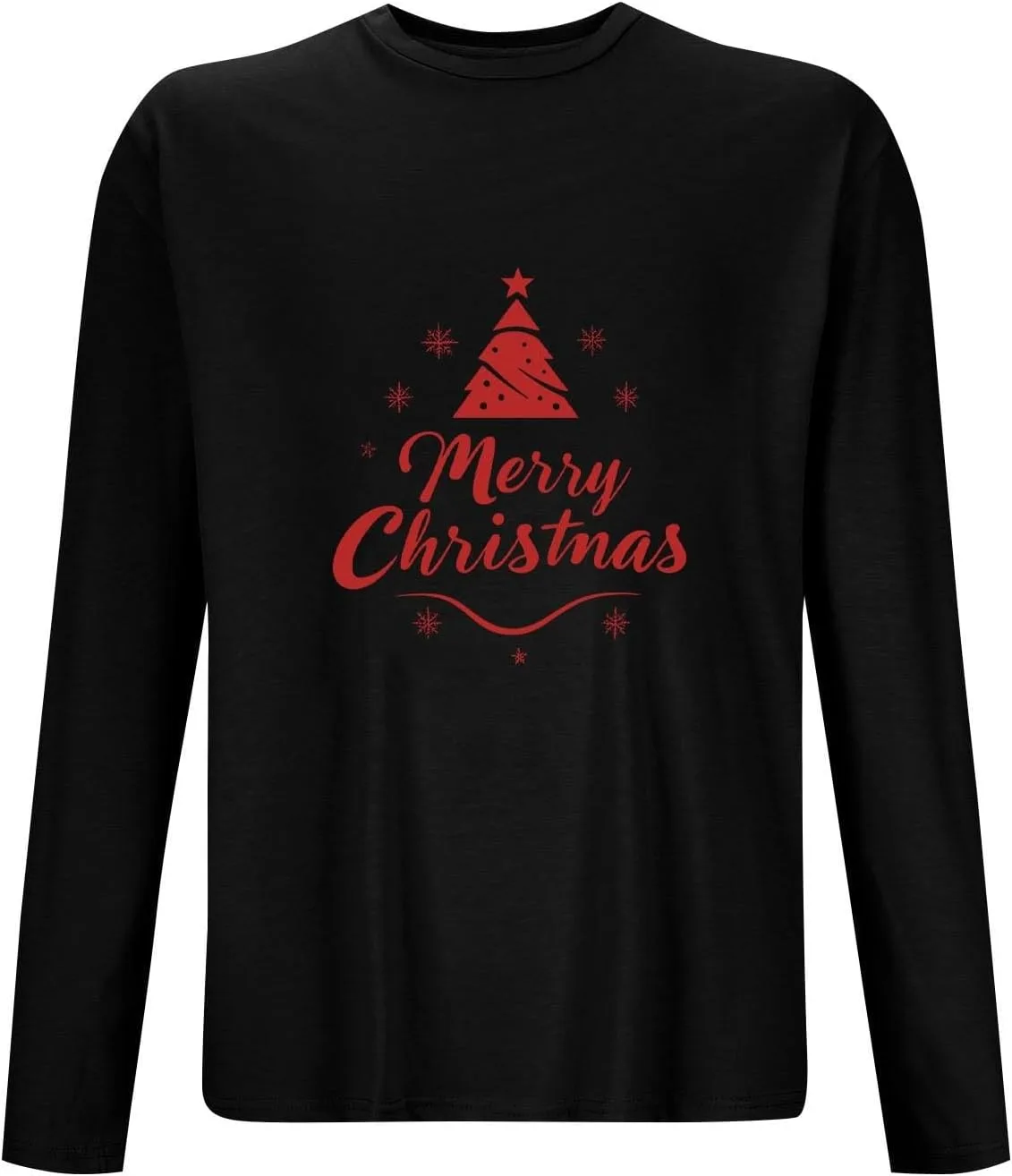Футболка мужская с рождественским принтом, Long Sleeve, Quick Dry — фото 3
