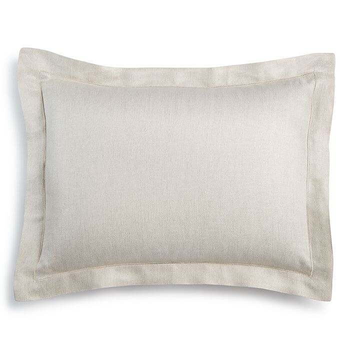 

Подушка Zebra Herringbone Standard Sham Home Treasures, коричневый/бежевый