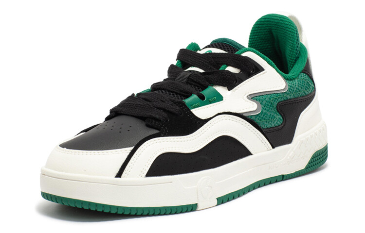 Мужские кеды для скейтбординга Tipping с низким верхом Feather White/malachite 361° — фото 2