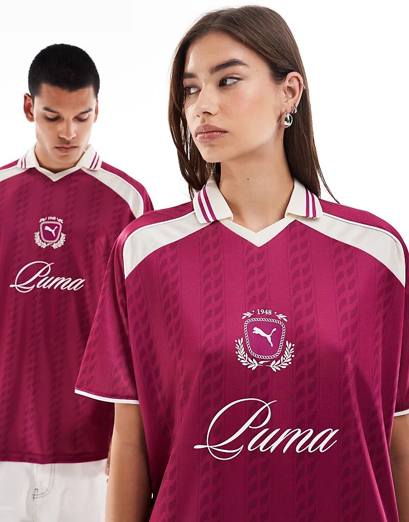 

Архивный принт Футбольная майка розового цвета- Puma