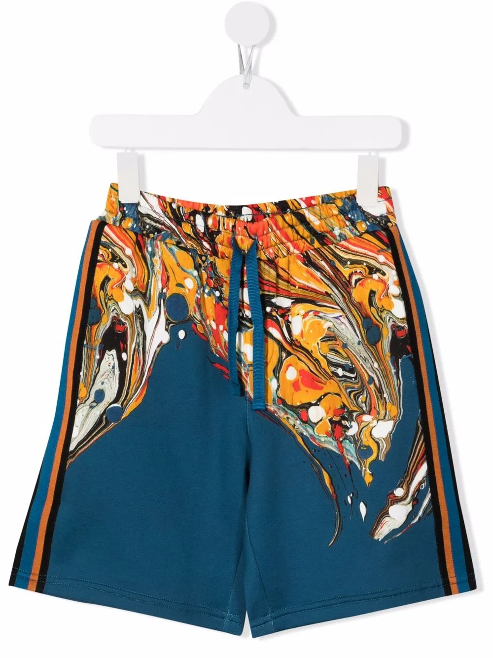 

Шорты с принтом Dolce & Gabbana Kids, синий