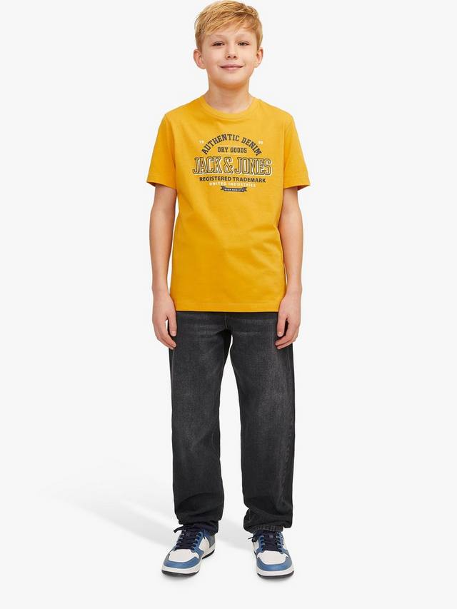 Детские джинсы Chris Loose Fit Jack & Jones, Black Denim — фото 2