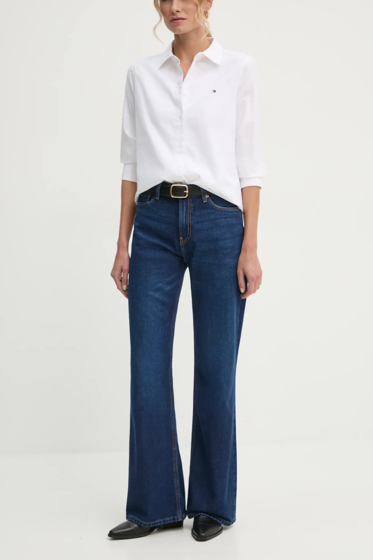 

Джинсы FLARE HW WILLA из хлопка Pepe Jeans, темно-синий