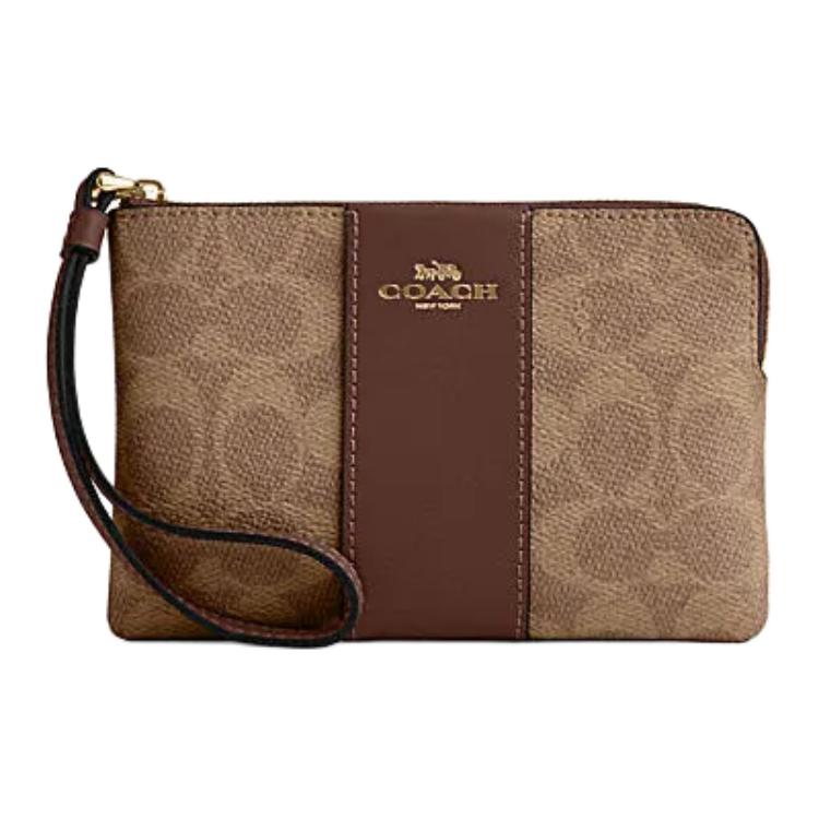 

Кошелек Coach с угловой молнией