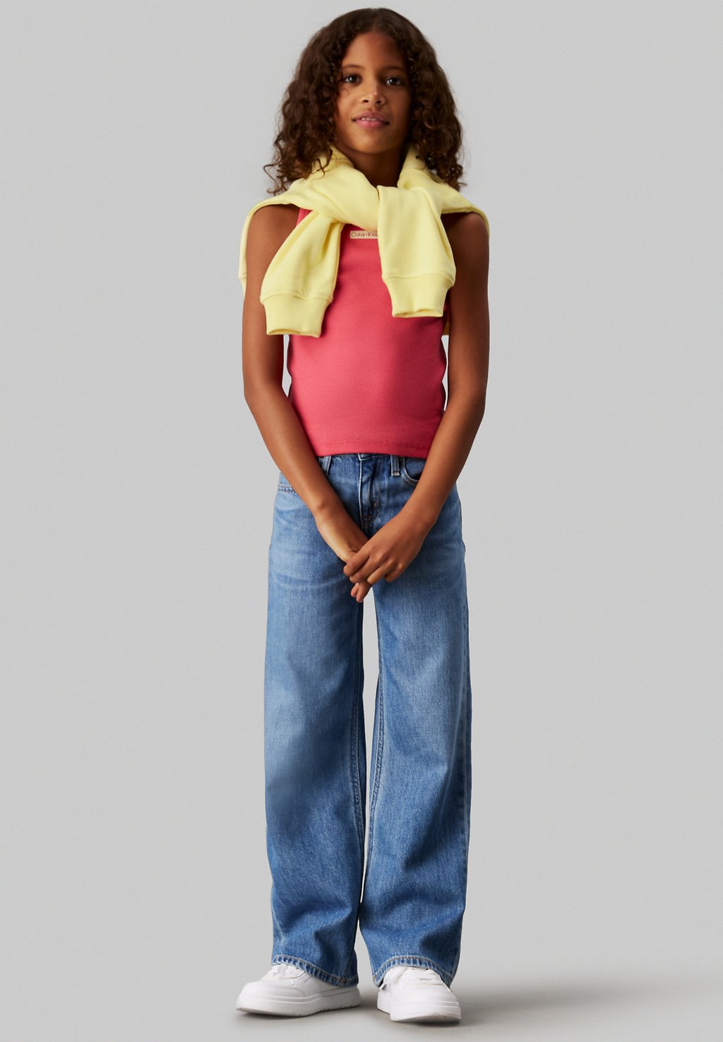 

Мешковатые джинсы WIDE Calvin Klein Jeans, синий деним
