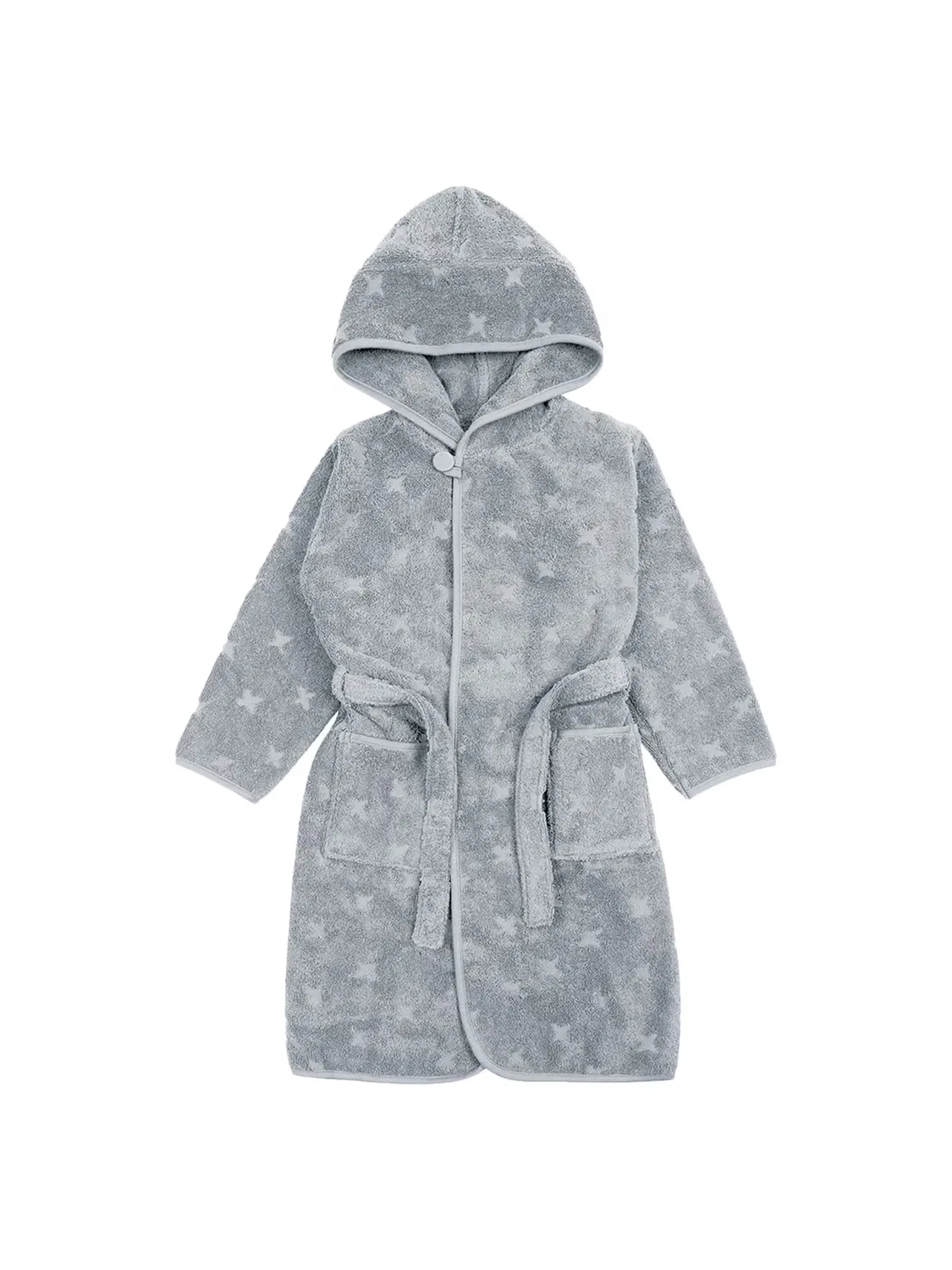 Халат Müsli By Green Cotton, Grey/Light Grey