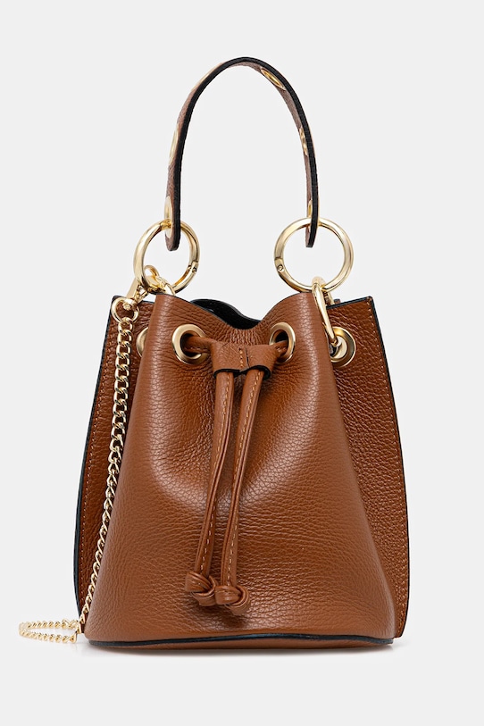 

Кожаная сумка Answear.Lab, коричневый