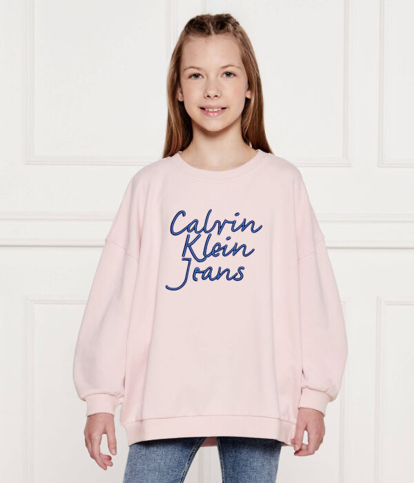 

Свитер Loose fit Calvin Klein Jeans, коричневый