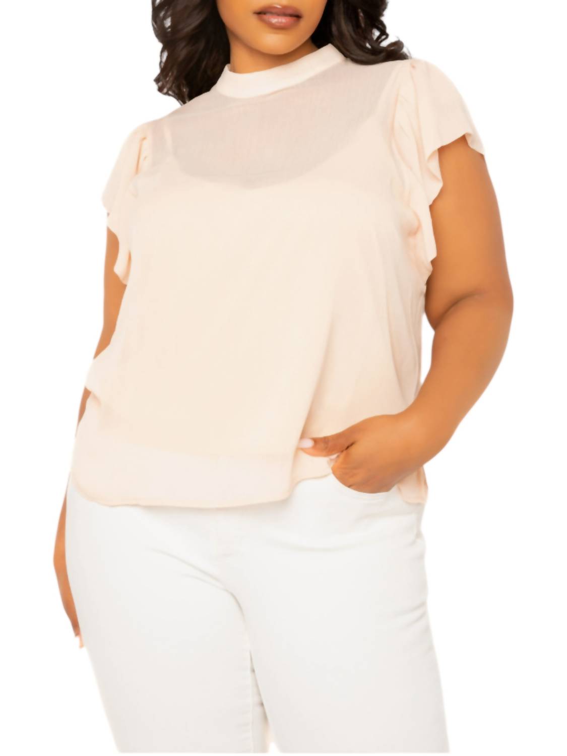 

Топ Baige - Plus In Pink Buxom Curvy