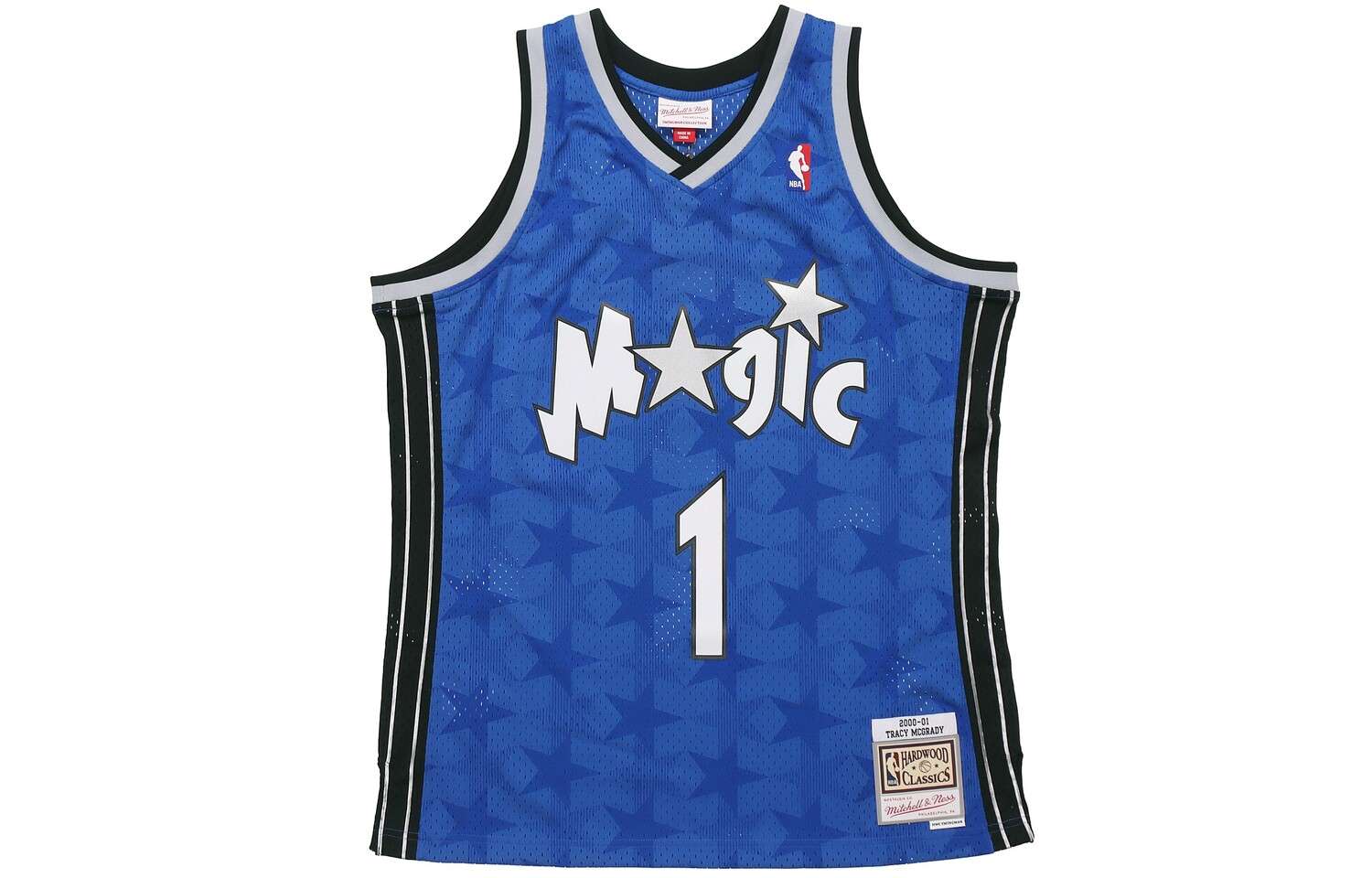 

Футболка баскетбольная Mitchell & Ness унисекс синяя Mitchell Ness