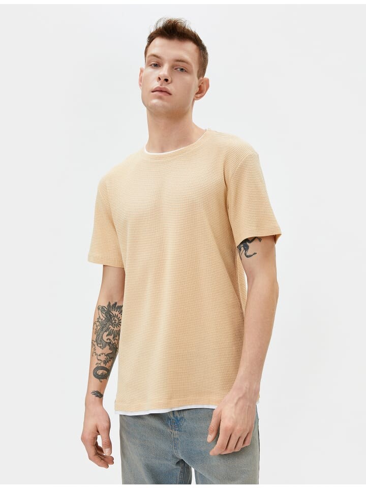 

Футболка KOTON T-shirt, бежевый