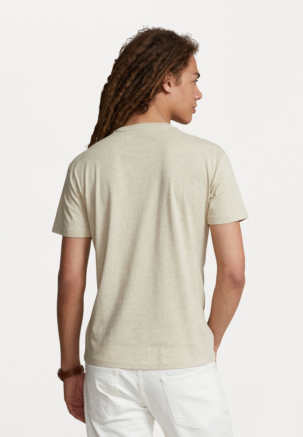Базовая футболка КОРОТКИЙ РУКАВ Polo Ralph Lauren, экспедиционная дюна — фото 3