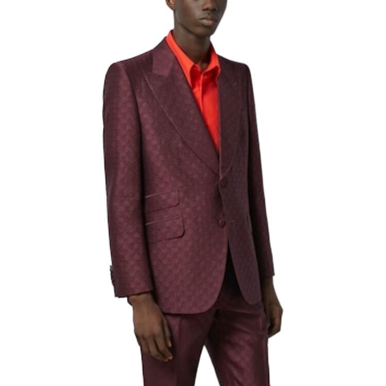 Деловой костюм Gucci Burgundy — фото 3