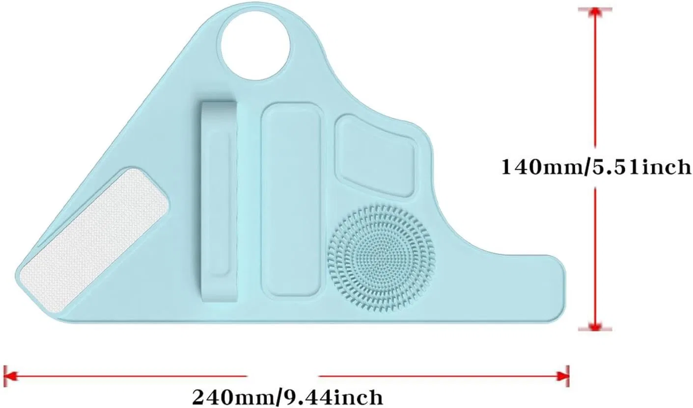 Палитра для смешивания косметики Generic синяя 24x14x1.6 см — фото 2