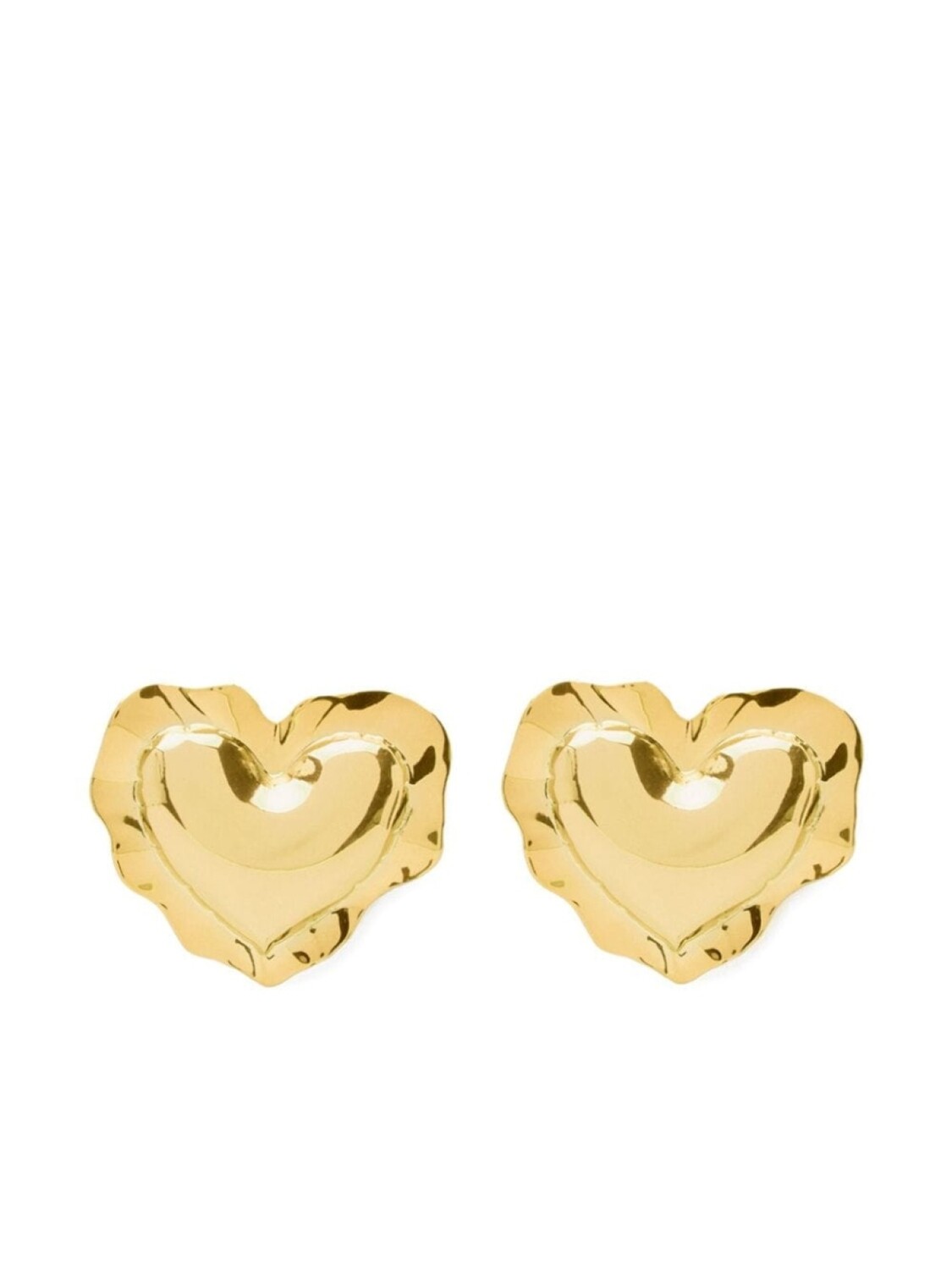 

Серьги-подушки в форме сердца Nina Ricci, золотой