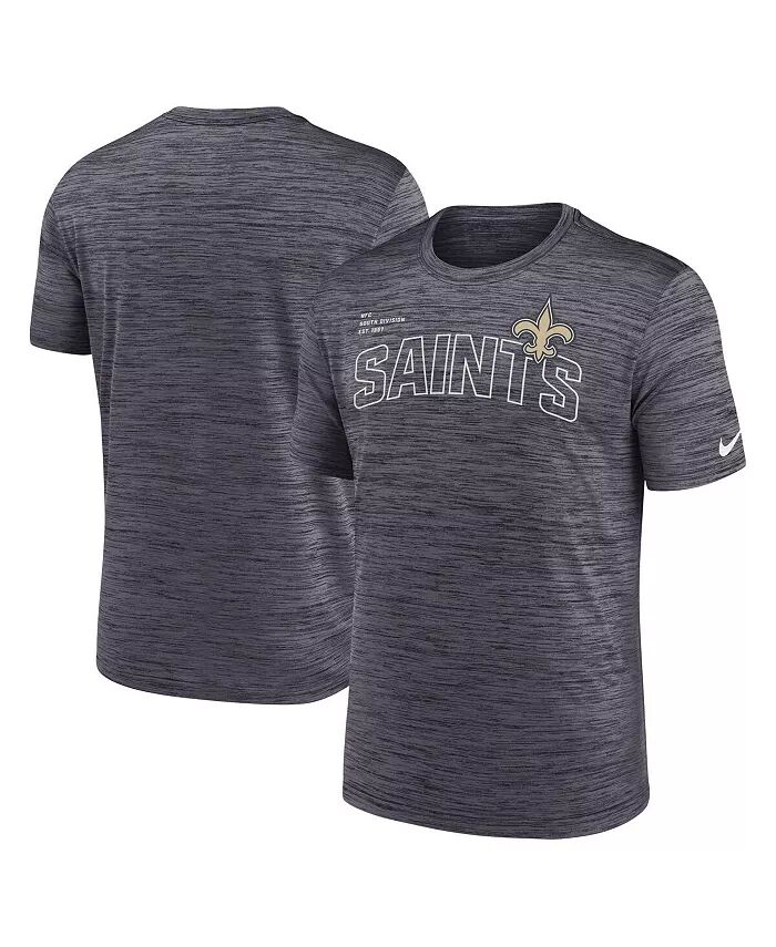 

Мужская черная футболка New Orleans Saints Velocity Arch Performance Nike