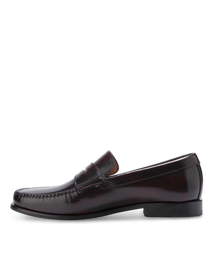 Мужские кожаные пенни-лоферы Bristol Eastland Shoe, красный — фото 4