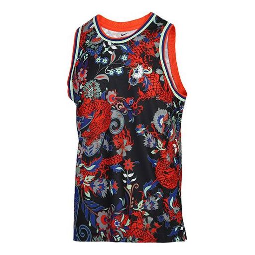 

Баскетбольное джерси Nike Dri-FIT DNA Dragon Applique Stitching Sports Vest Men Multicolor