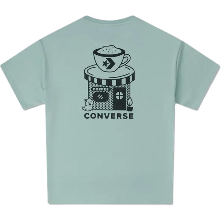 

Футболка Cafe Converse, зелёная