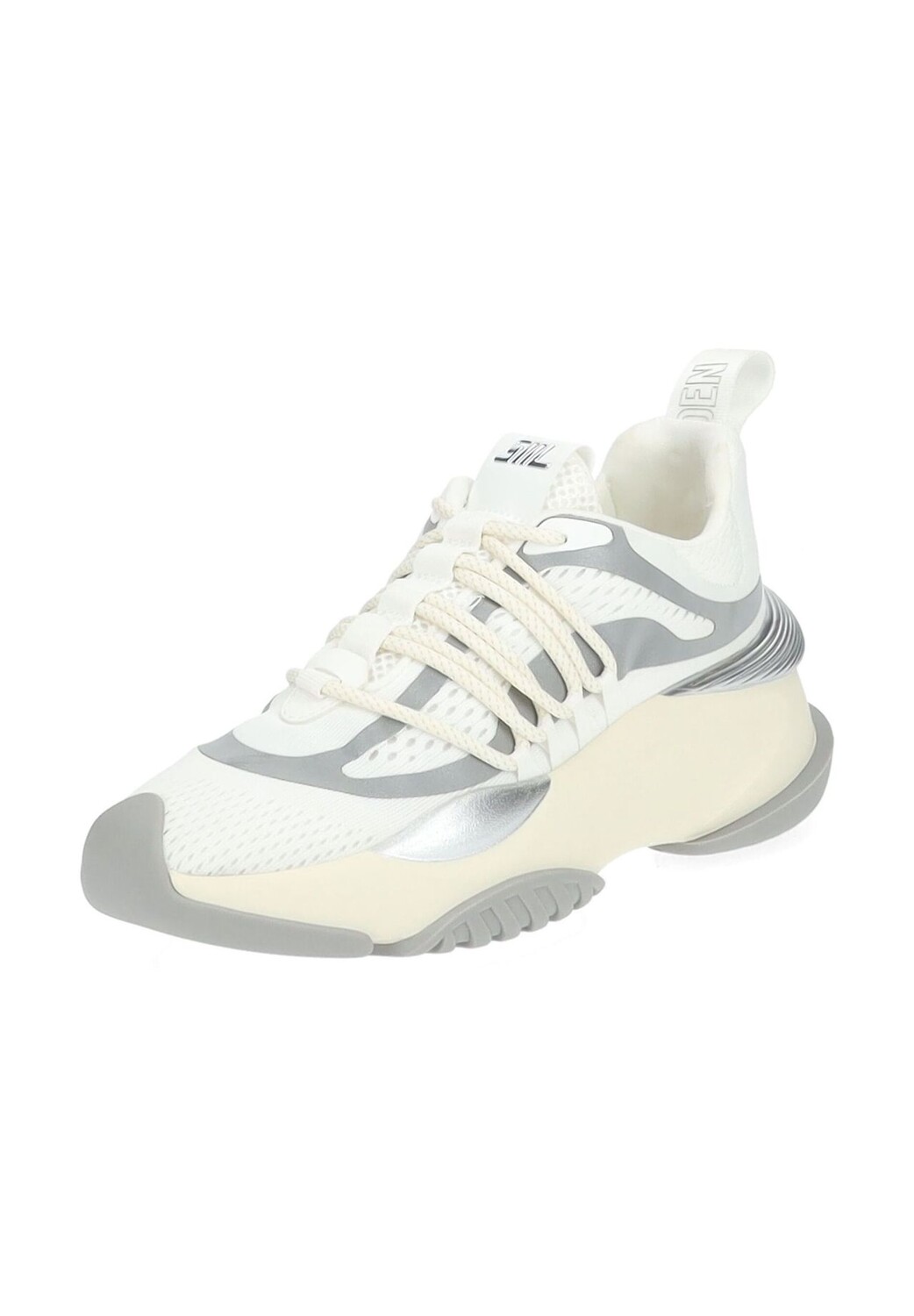 Кроссовки из искусственной кожи/текстиля STEVE MADDEN, цвет Wei_/silber