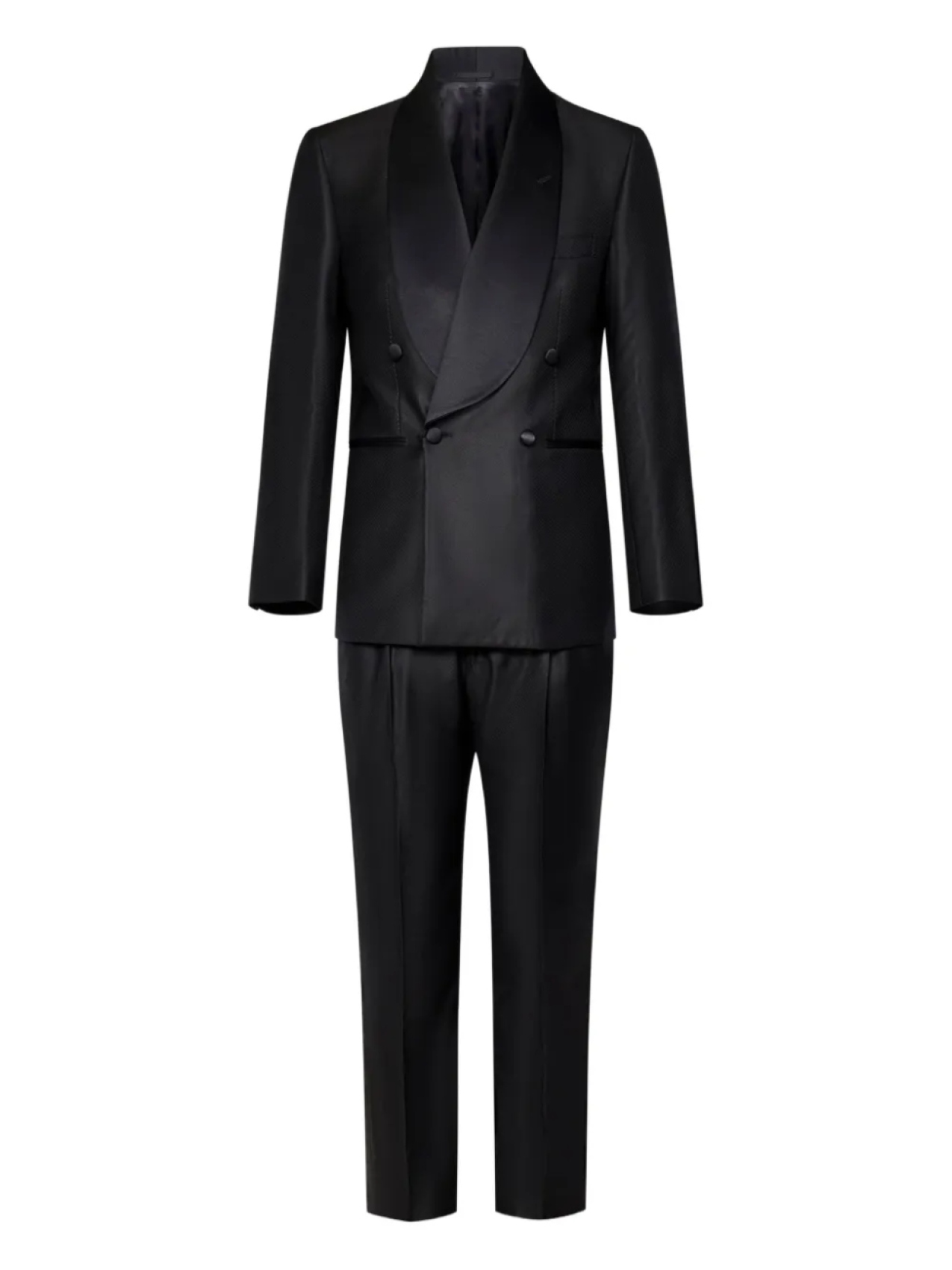 

FRANZESE COLLECTION Двубортный костюм Stefano De Martino, черный