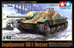 

Jagdpanzer 38(T) Hetzer (средняя серия) 1:48 Tamiya 32511