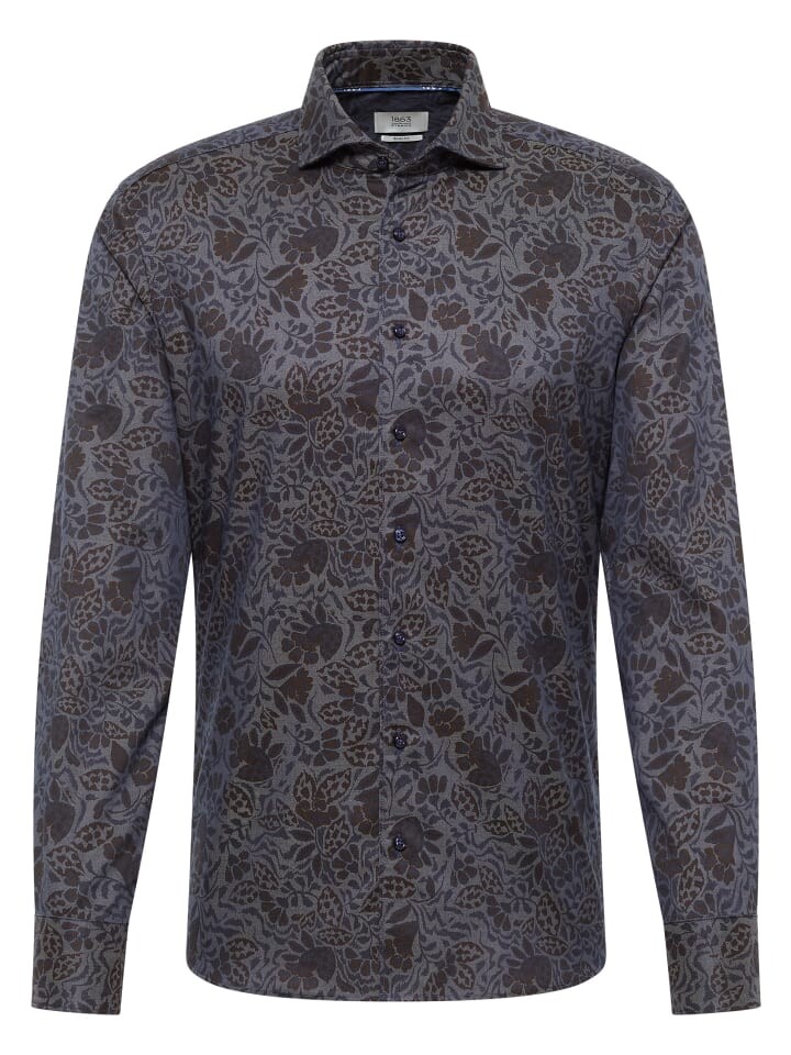 

Рубашка Eterna SLIM FIT, цвет denim