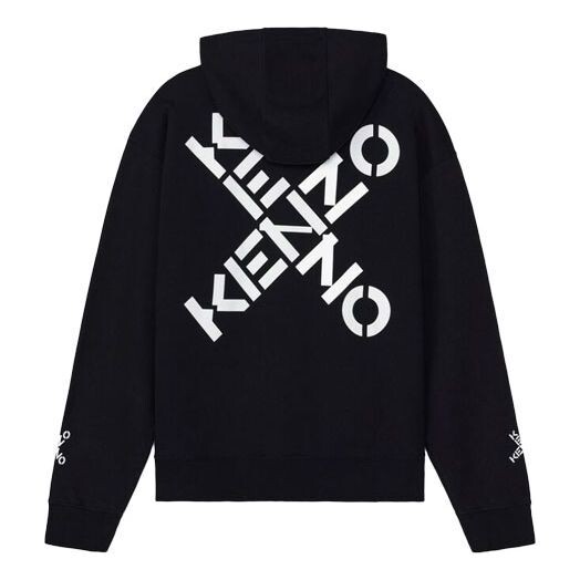 

Толстовка men's alphabet logo pullover black Kenzo, черный