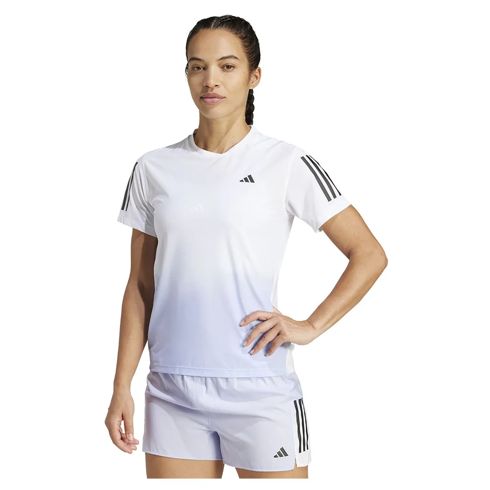 

Футболка с коротким рукавом спортивная adidas Own The Run Climacool Colorblock, белый