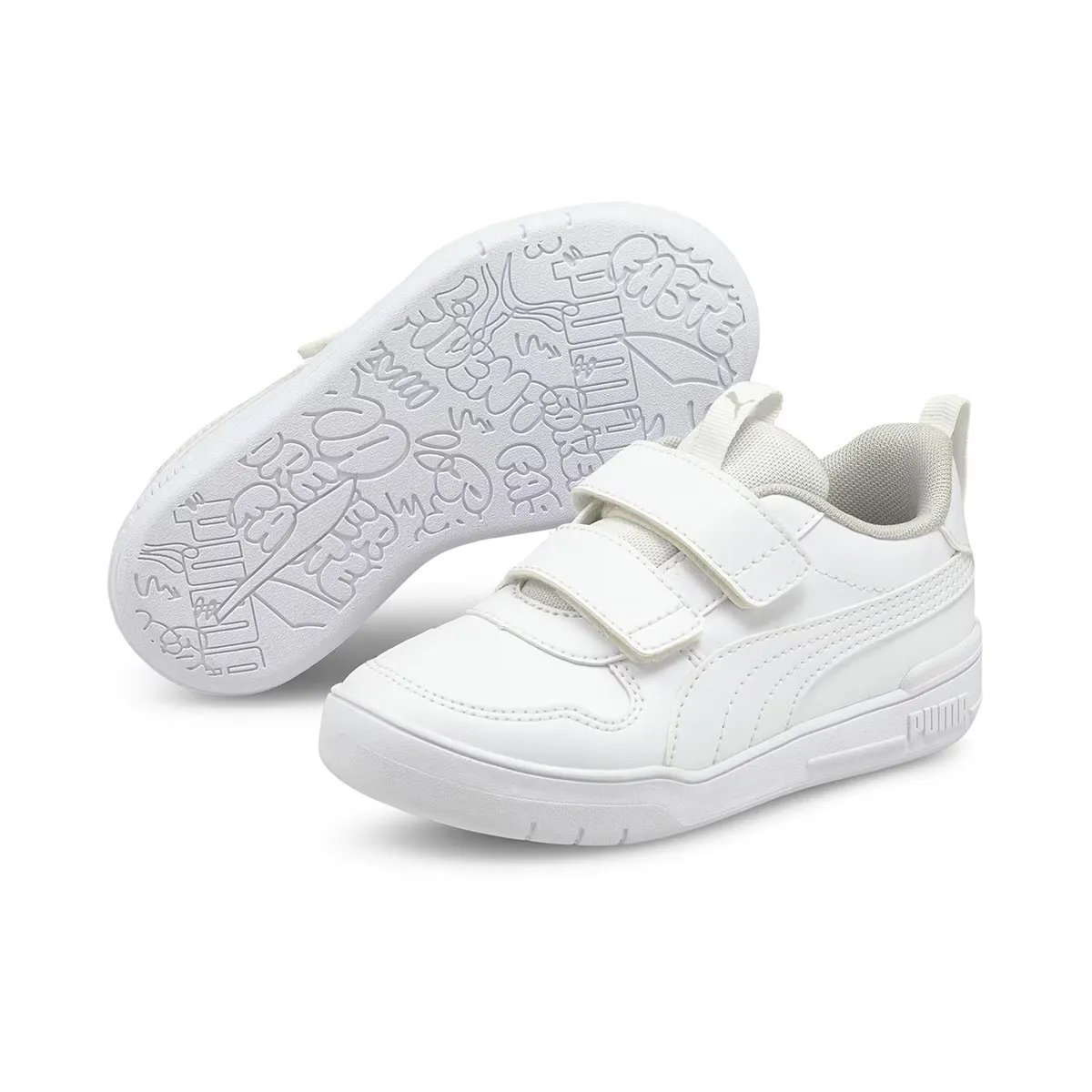 Multiflex SL V Puma детские повседневные кроссовки, белый — фото 2