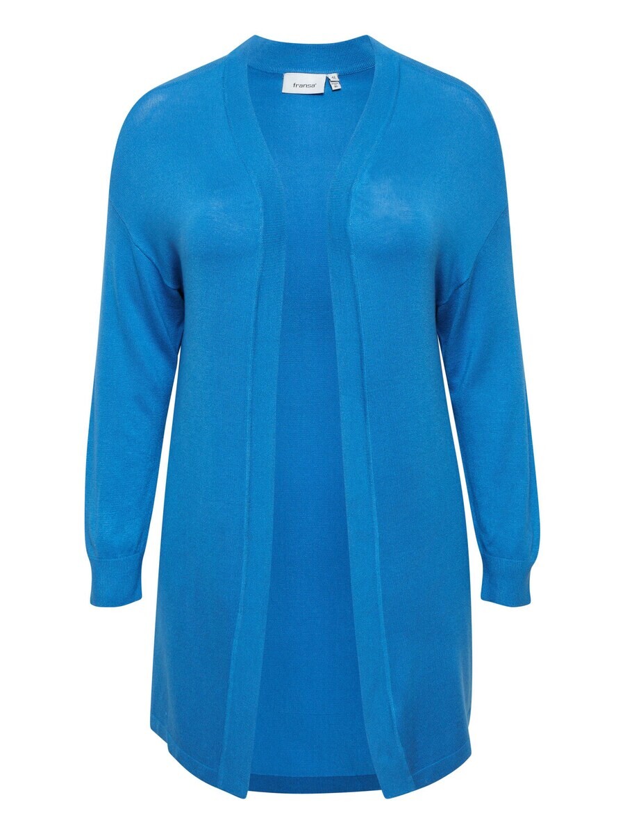 

Вязаный кардиган Fransa Curve Knit Cardigan BLUME, светло-синий